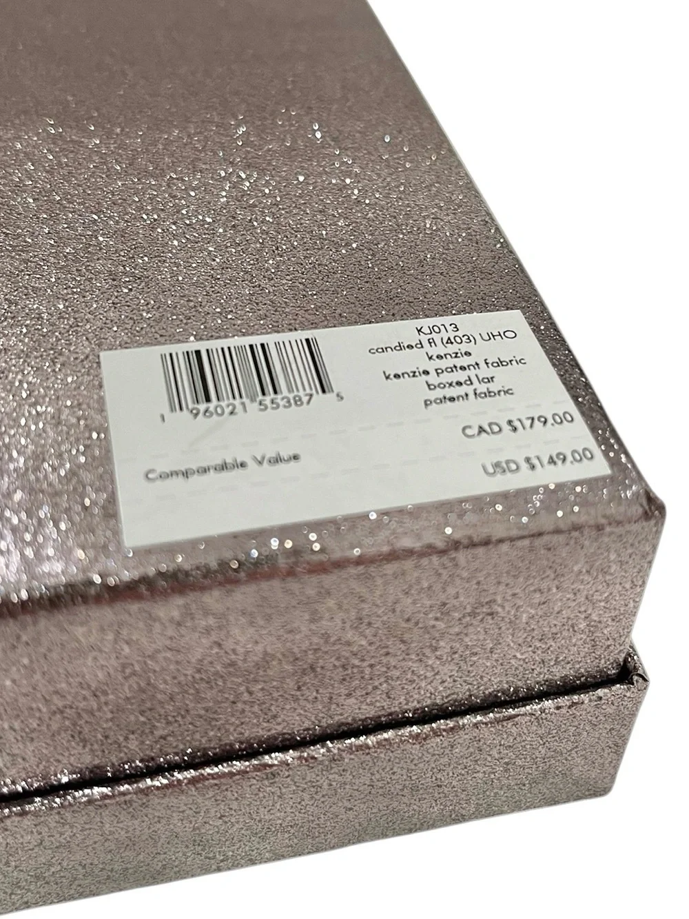 kate spade Lavender Metallic Wristlet NIB